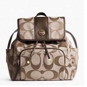 COACH SIGNATURE STRIPE BACKPACK STYLE: F21928